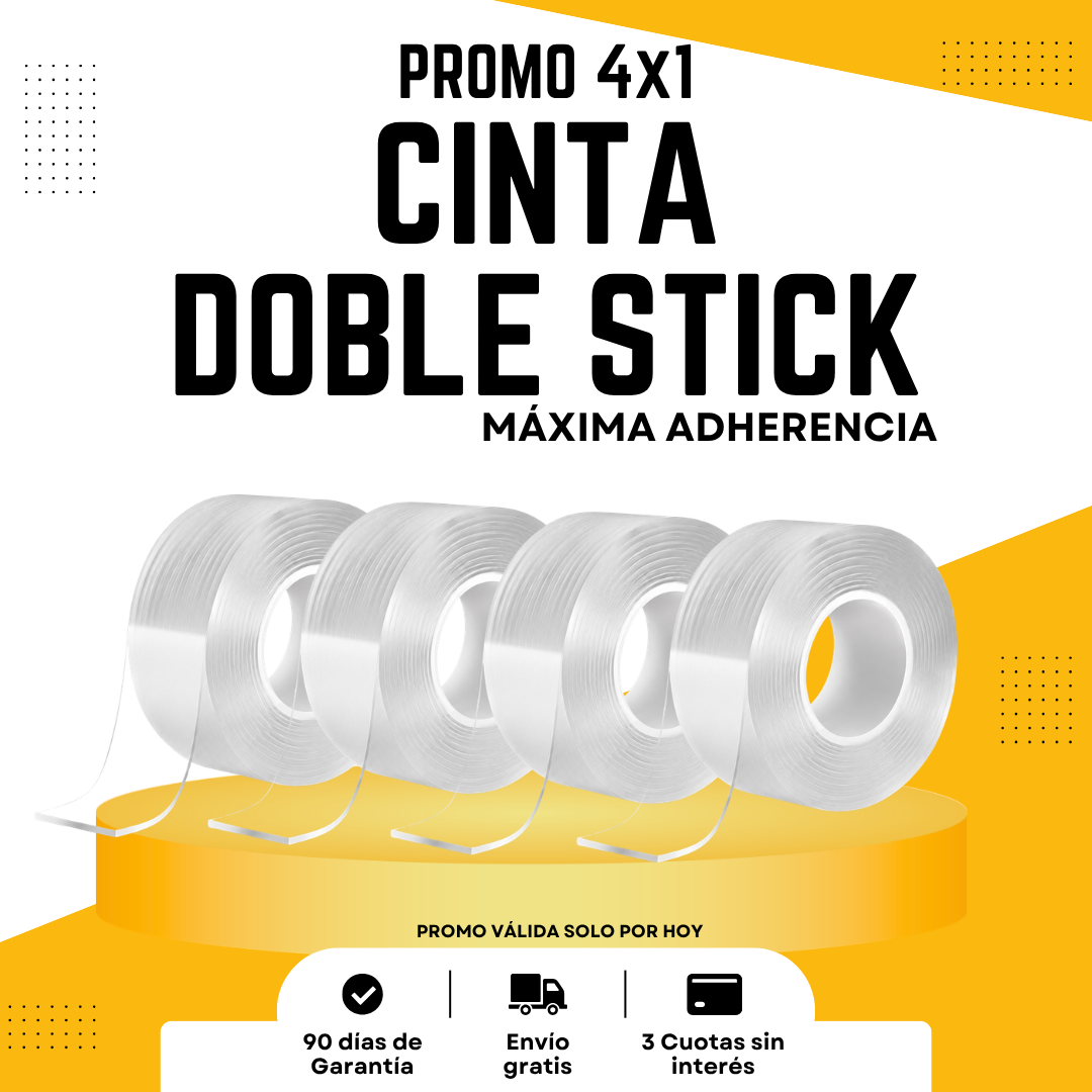 Cinta Doble Stick - Máxima Adherencia
