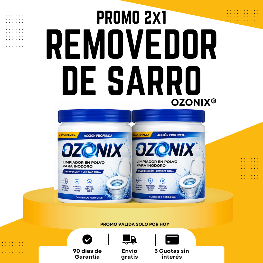 2x1 Removedor de Sarro - OZONIX